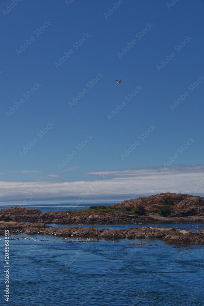 Shark Reef Sanctuary coastal ocean views Lopez Island, San Juan Islands summer 2024, Washington, United States. Shark Reef Sanctuary coastal ocean views Lopez Island, San Juan Islands summer 2024, Washington, United States.