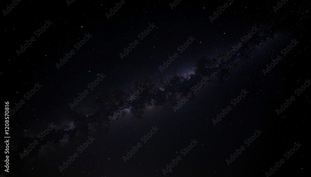 Fototapeta premium Milky Way galaxy against a starry night sky