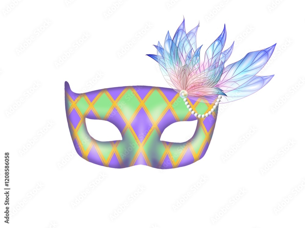 carnival mask isolated on white carnival mask isolated on white