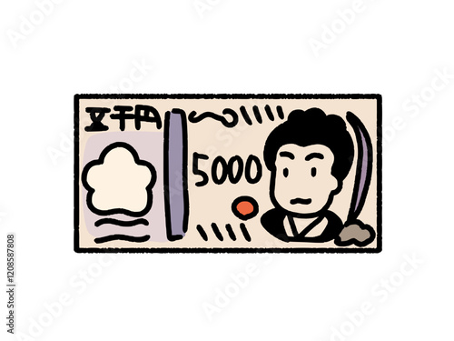 シンプルタッチの新五千円札