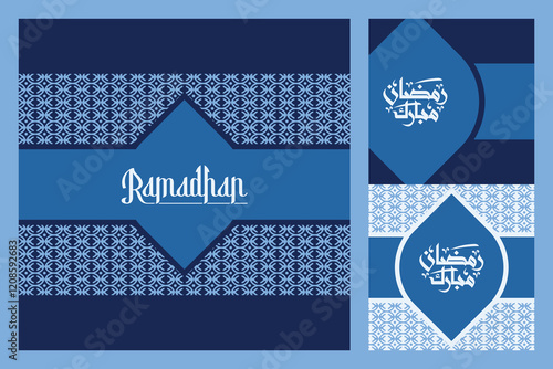 Ramadan greeting social media post design.