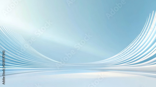 Blue texture technology background e-commerce product exhibition booth