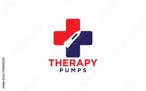 vacuum erection device, a medical tool used to treat erectile dysfunction logo design