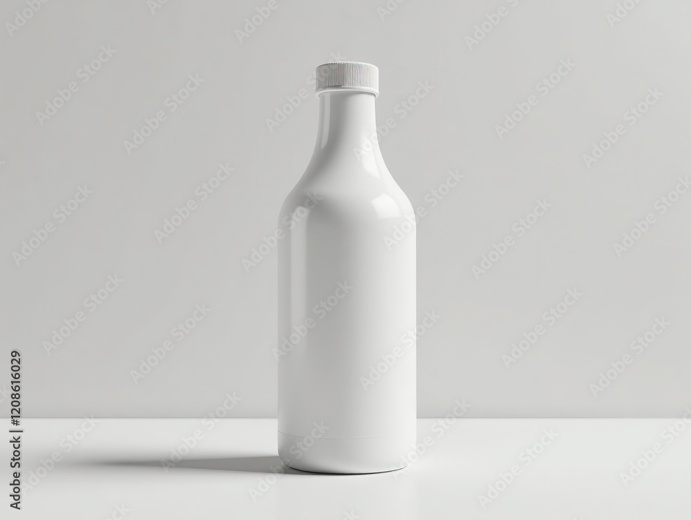 Plain Bottle Mockup - Studio Shot Plain Bottle Mockup - Studio Shot