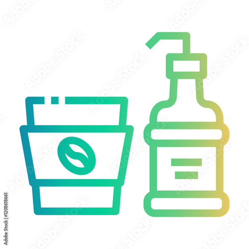 syrup Line Gradient Icon