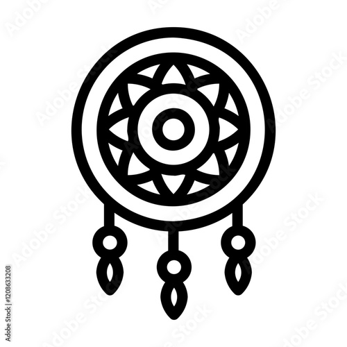 dreamcatcher Line Icon