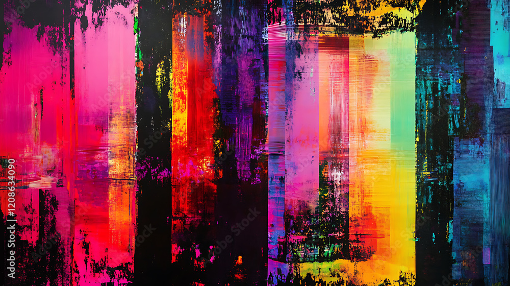 Naklejka premium display of circles and gradients, blending seamlessly to convey motion and energy 