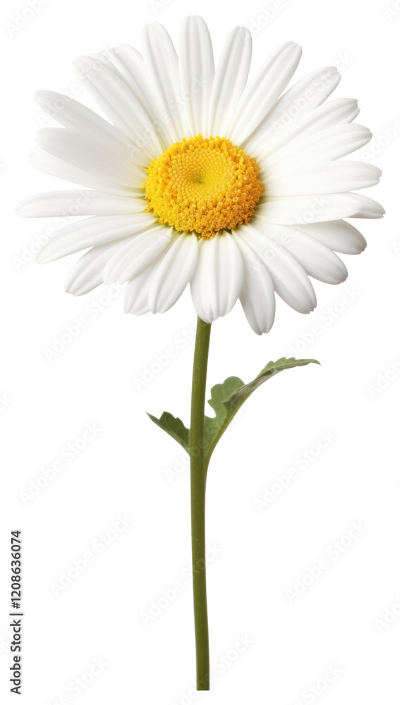 Fototapeta premium PNG Beautiful daisy flower background white white background.