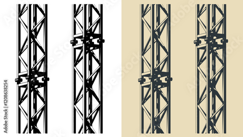 Modular metal truss