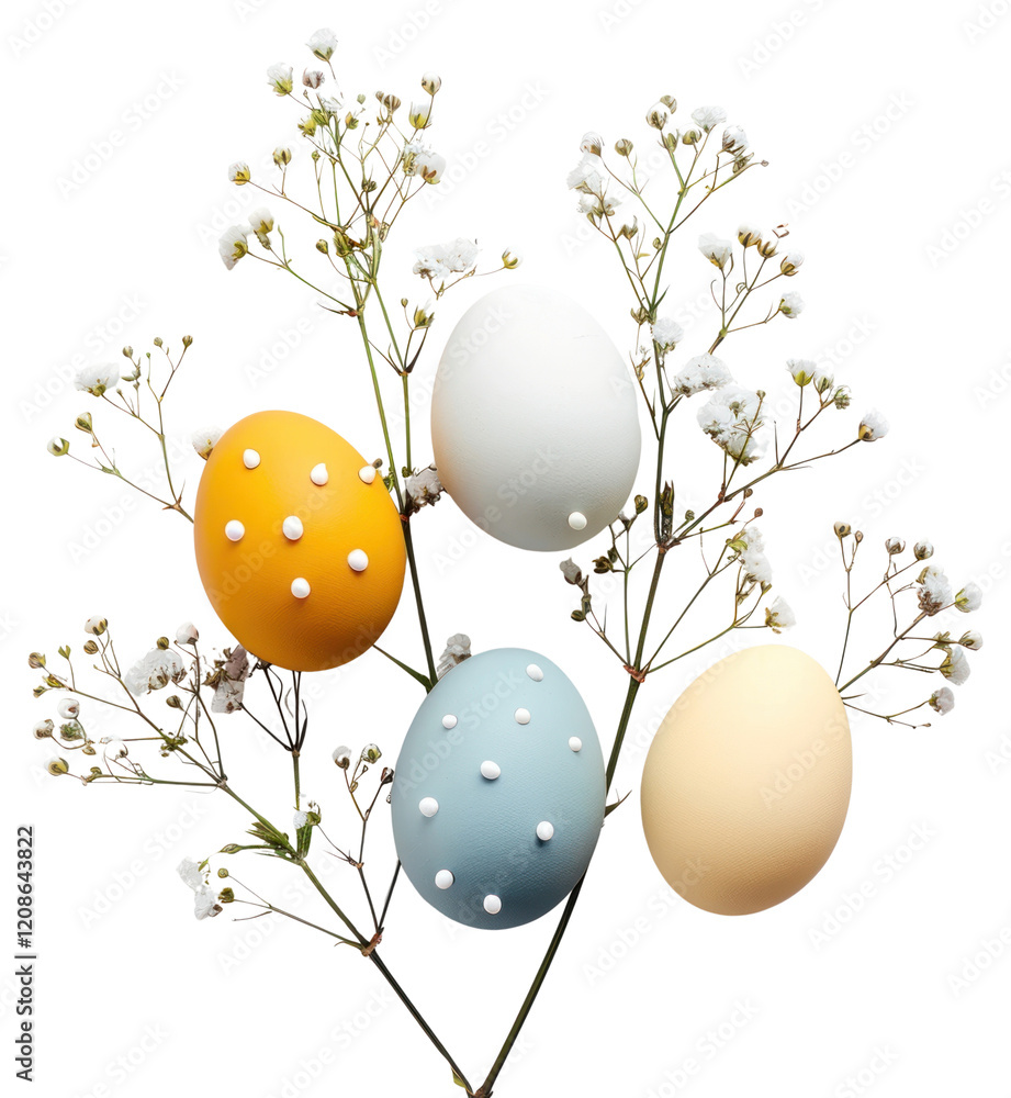 Fototapeta premium PNG Easter eggs easter arrangement easter egg.