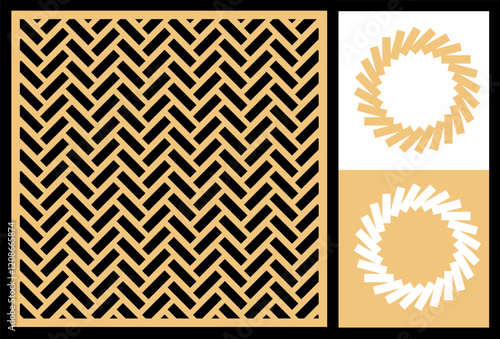 Laser cut and print design