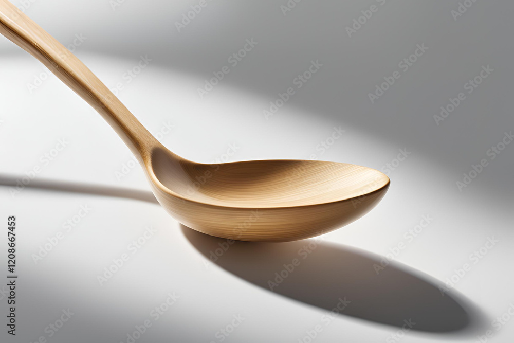 Natural spoon made of bamboo Natural spoon made of bamboo