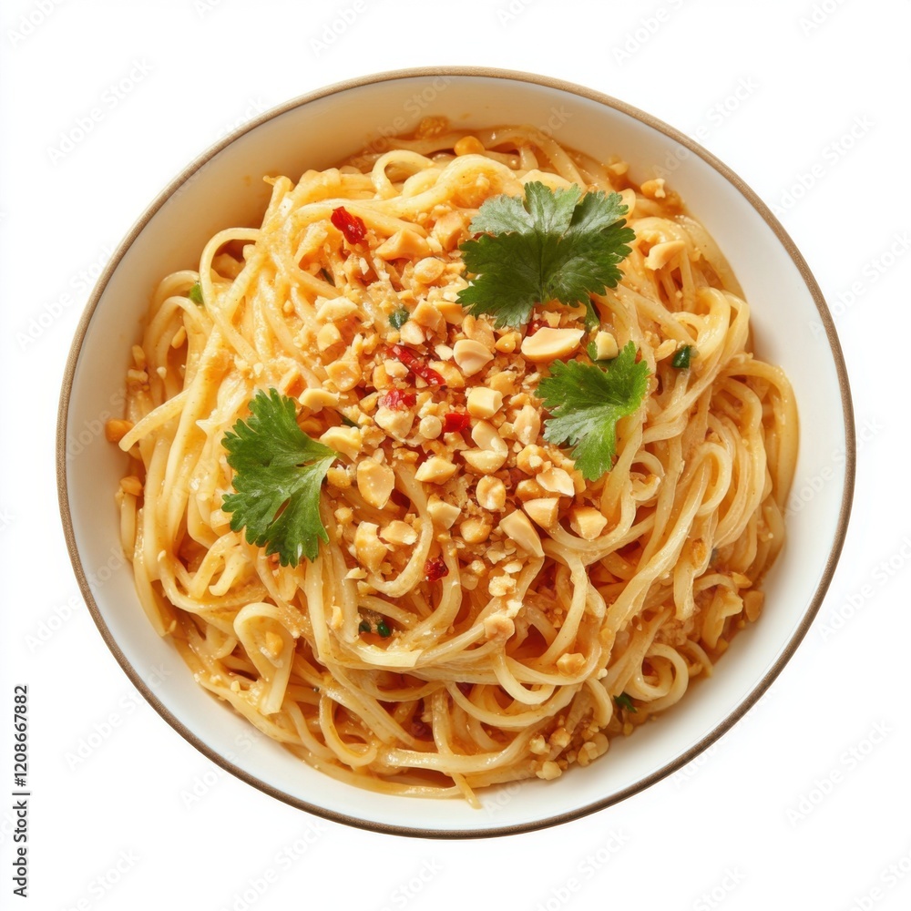 Noodles tossed in a fiery Szechuan chili garlic Noodles tossed in a fiery Szechuan chili garlic
