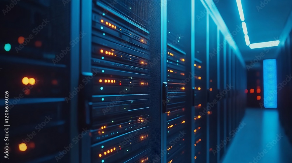 Server room data center network technology