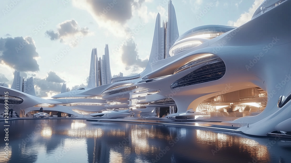 futuristic military base with high-tech weapons and cutting-edge technology futuristic military base with high-tech weapons and cutting-edge technology