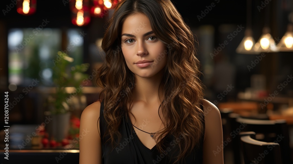 Portrait of a beautiful young businesswoman. HD 8K wallpaper Stock Photographic Image Portrait of a beautiful young businesswoman. HD 8K wallpaper Stock Photographic Image