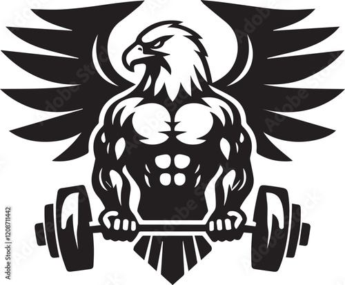 eagle with wings