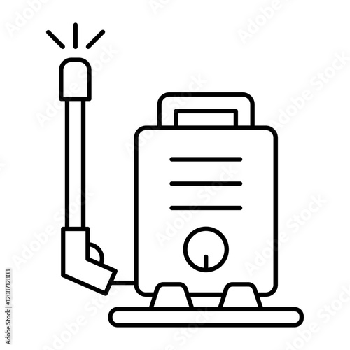 polisher outline icon