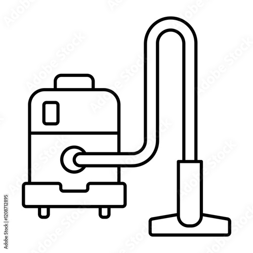 vacuum cleaner outline icon