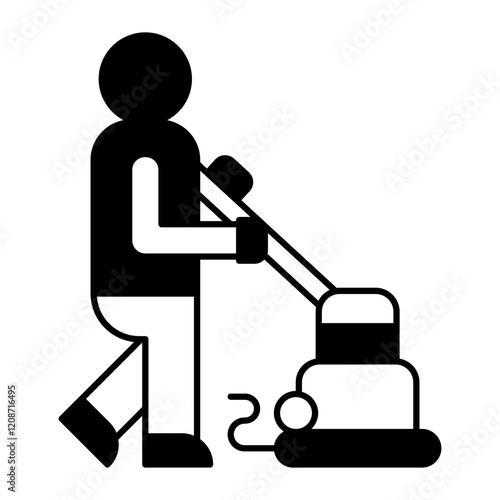 polisher black icon
