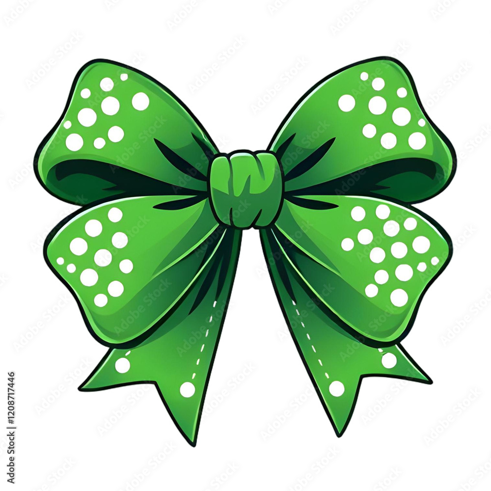 Green Ribbon Coquette Bow Green Ribbon Coquette Bow
