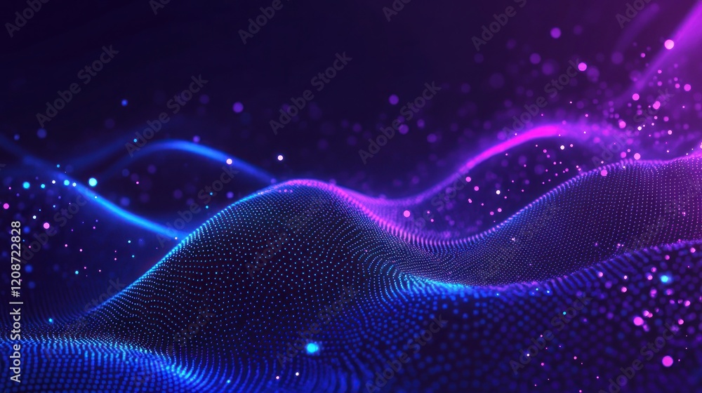 Fototapeta premium Abstract Digital Landscape