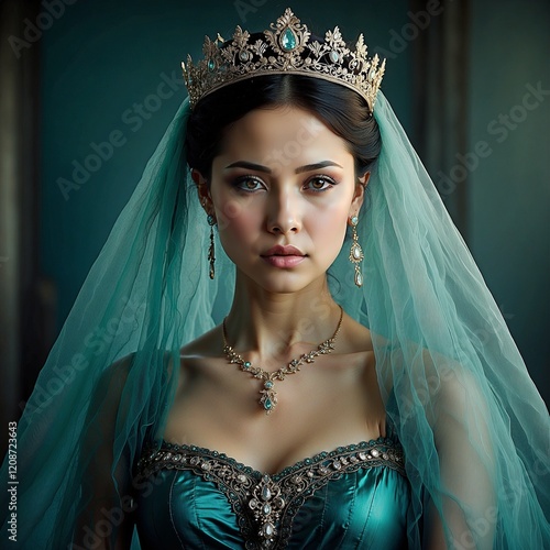 Fantasy Bride in Teal