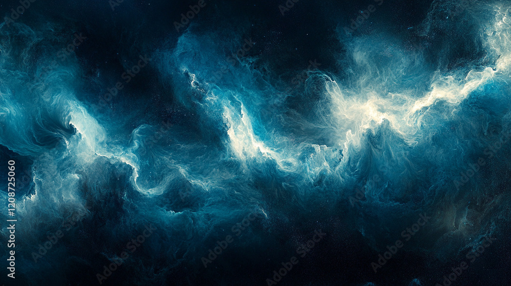Dark background with black and blue tones creates a glowing light swirl effect, evoking energy and movement with a smooth texture, perfect for a chaotic yet elegant design concept.
Dark background with black and blue tones creates a glowing light swirl effect, evoking energy and movement with a smooth texture, perfect for a chaotic yet elegant design concept.