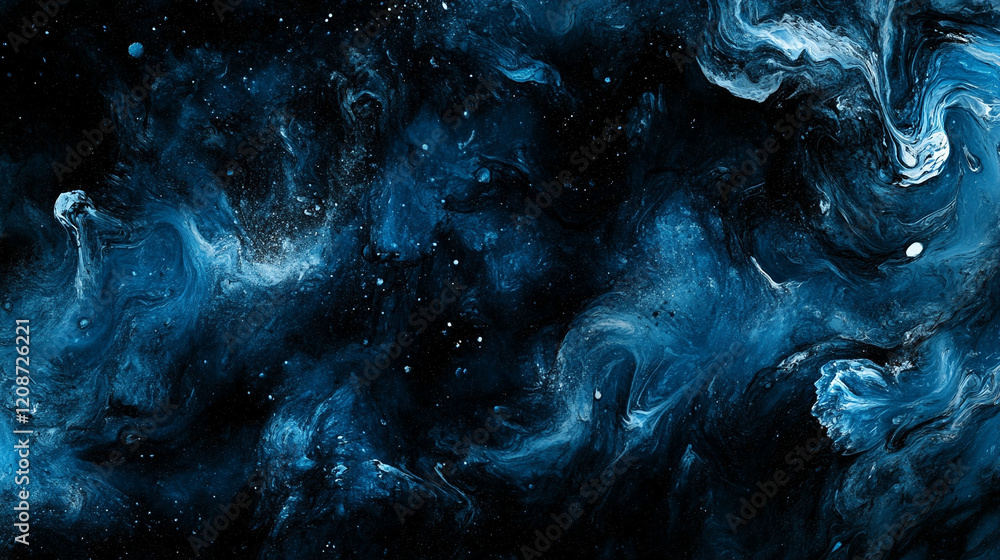 Dark background with black and blue tones creates a glowing light swirl effect, evoking energy and movement with a smooth texture, perfect for a chaotic yet elegant design concept.
Dark background with black and blue tones creates a glowing light swirl effect, evoking energy and movement with a smooth texture, perfect for a chaotic yet elegant design concept.