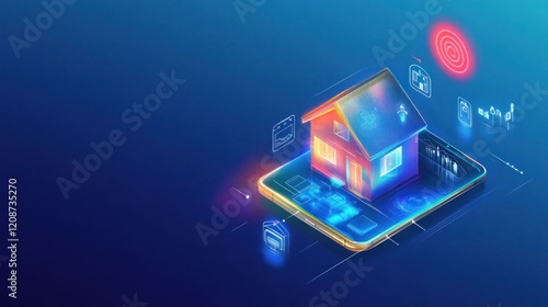 Wallpaper Mural Smart Home Automation on Smartphone Torontodigital.ca