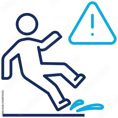 Slippery Floor Icon