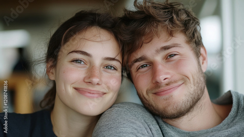 German young couple having fun together enjoy the moment and falling in love