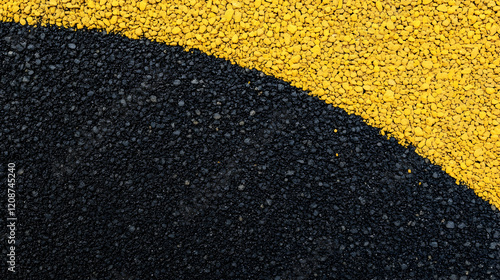 Wallpaper Mural Abstract black and yellow textured surface, close-up view, outdoor setting, background for design Torontodigital.ca