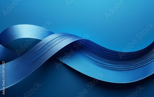 Blue band decoration background image, texture, banner, decoration
