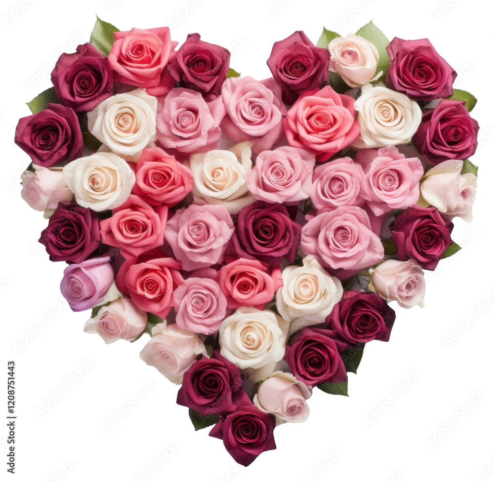PNG Heart shape made of roses decoration flower design. PNG Heart shape made of roses decoration flower design.