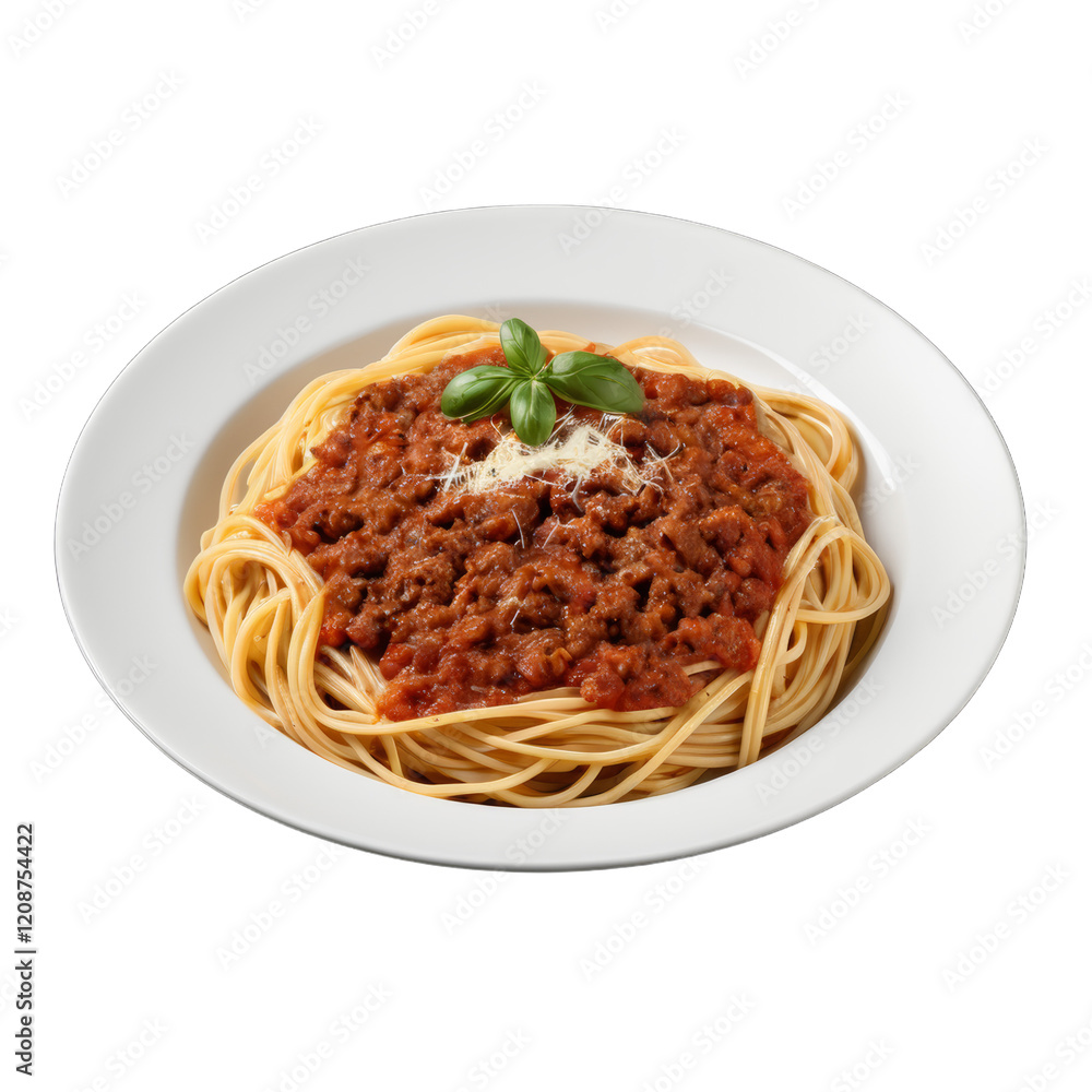 Spaghetti Bolognese, Transparent Background