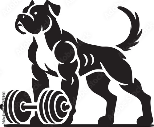 illustration of a cartoon dog