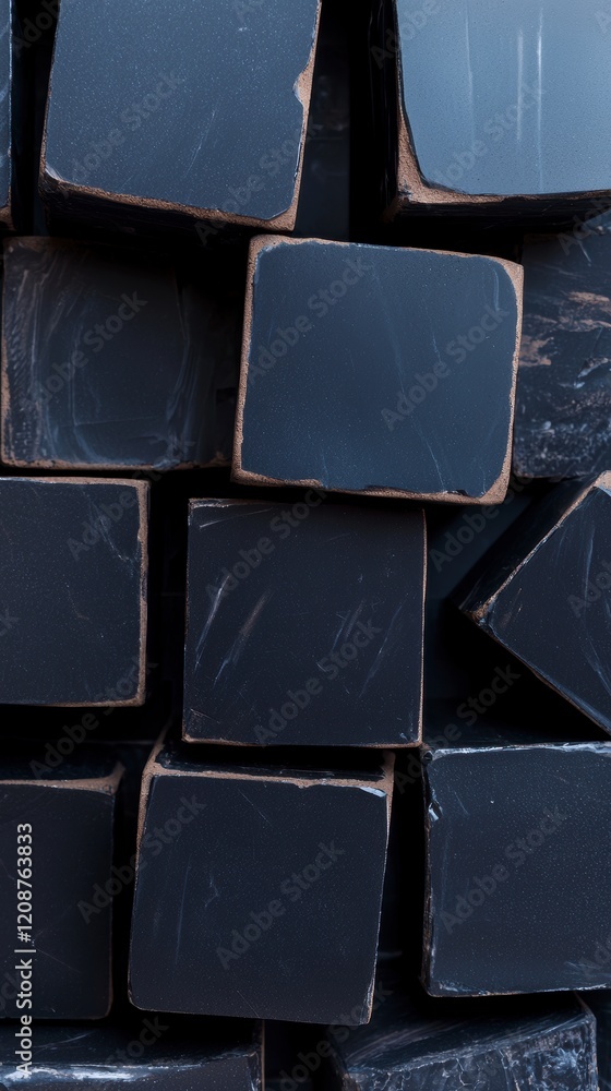 Abstract Dark Grey Cube Blocks 3D Geometric Tiles Modern Wallpaper Texture Abstract Dark Grey Cube Blocks 3D Geometric Tiles Modern Wallpaper Texture