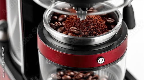 Coffee Grinder: A compact device that grinds coffee beans to the perfect consistency, helping you create fresh, aromatic coffee tailored to your taste.
 photo