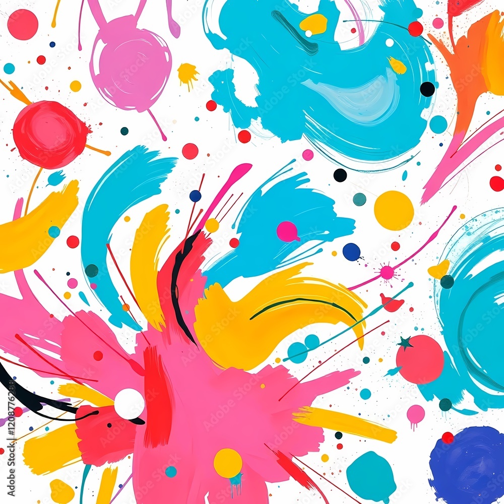 Fototapeta premium abstract background with splashes