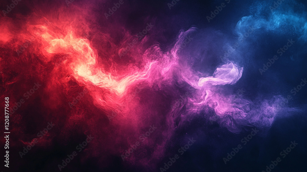 A grainy gradient banner design with a flowing blend of red, purple, and blue glowing colors against a dark backdrop symbolizing chaos and energy, evoking dynamic motion and abstract intensity
A grainy gradient banner design with a flowing blend of red, purple, and blue glowing colors against a dark backdrop symbolizing chaos and energy, evoking dynamic motion and abstract intensity