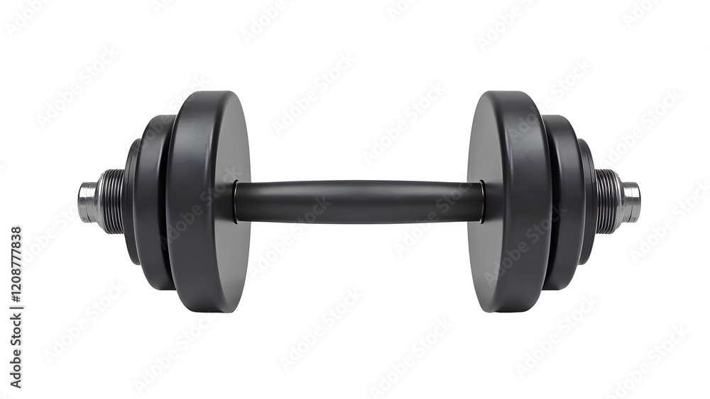 Dumbbell isolate on white background. Dumbbell isolate on white background.