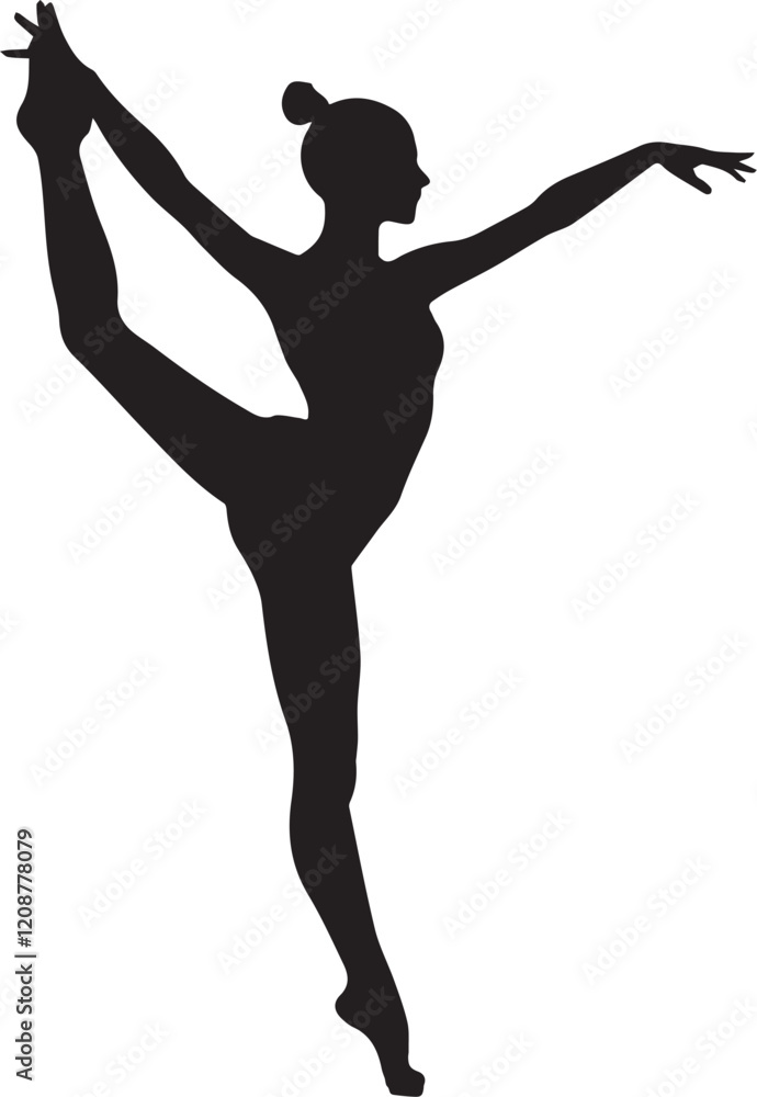 Gymnast Silhouette