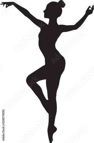 Gymnast Silhouette