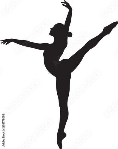 Gymnast Silhouette