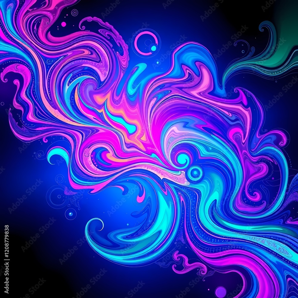 Fototapeta premium abstract background with swirls