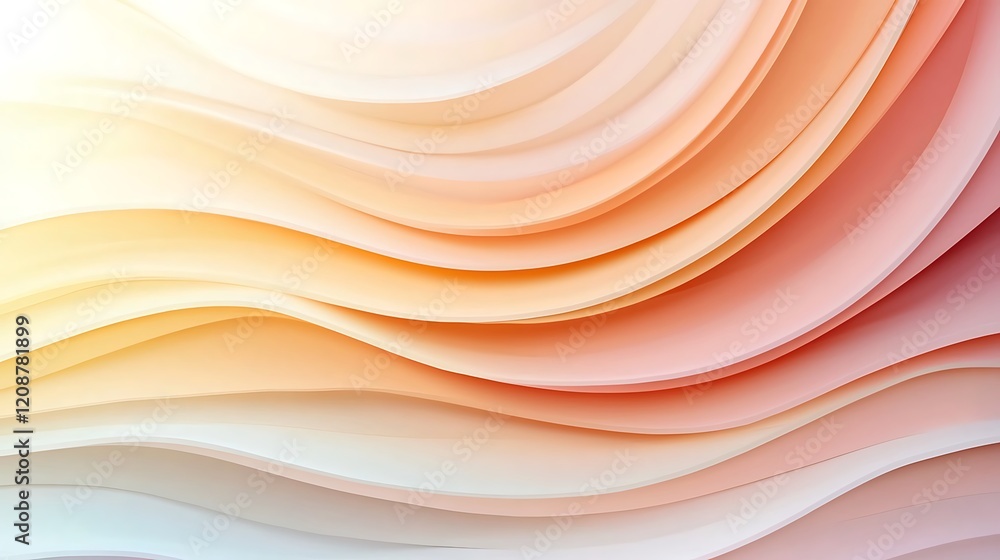 Abstract background in pastel colors fluid waves digital art soft environment aesthetic view Abstract background in pastel colors fluid waves digital art soft environment aesthetic view