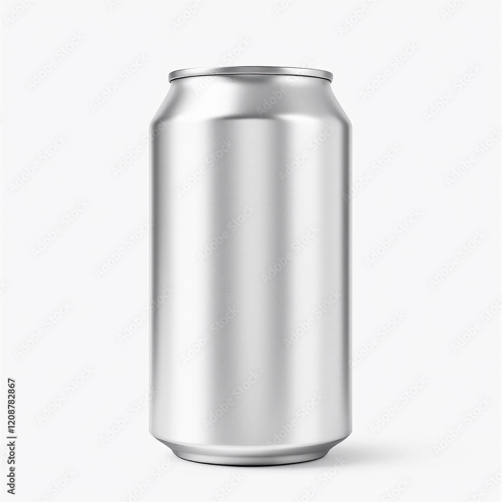 High-quality blank silver metal tin can mockup, isolated on white background. Perfect for packaging design, product presentation, and branding projects. High-quality blank silver metal tin can mockup, isolated on white background. Perfect for packaging design, product presentation, and branding projects.