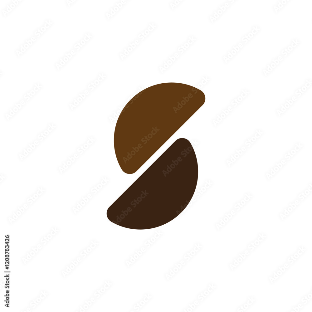Fototapeta premium S coffee logo design business illustration