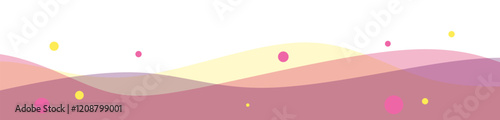 Transparent blob footer